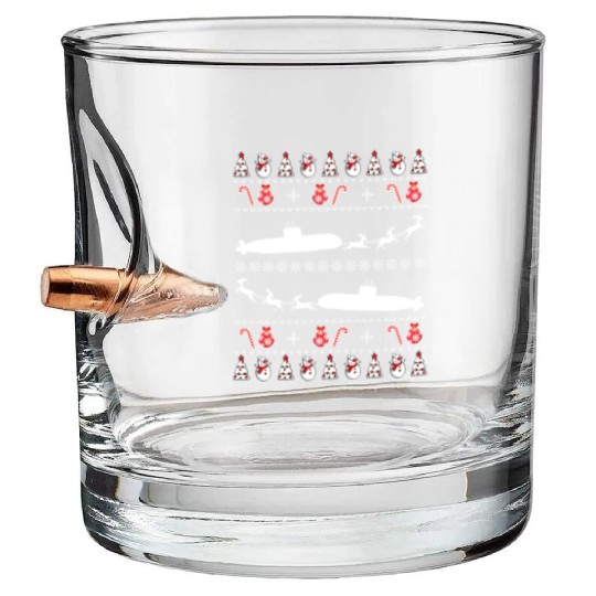 Submarine Service Submariner Ugly Bullet Whiskey Glasses