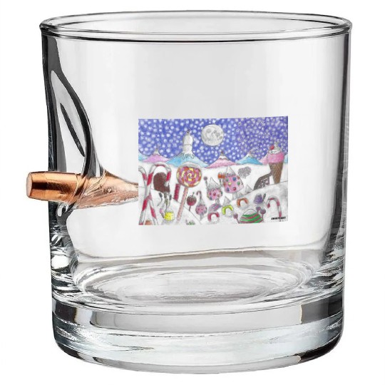The Nutcracker Christmas Candy Land Bullet Whiskey Glasses