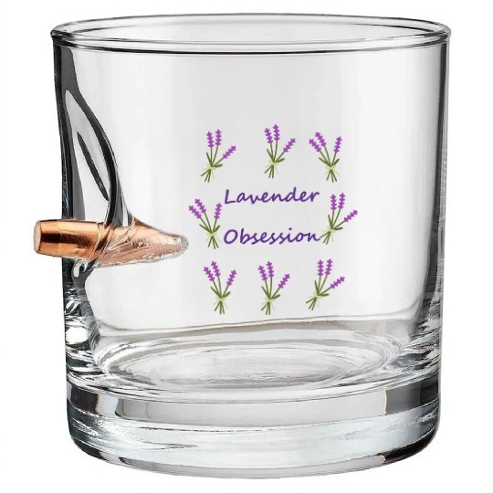 Aromatherapy Lavender Obsession Bullet Whiskey Glasses