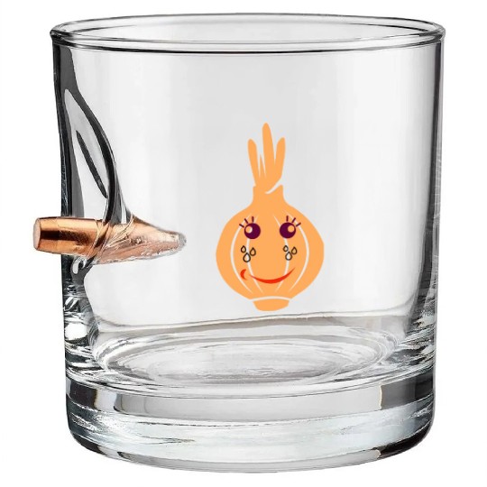 Onion Face Bullet Whiskey Glasses