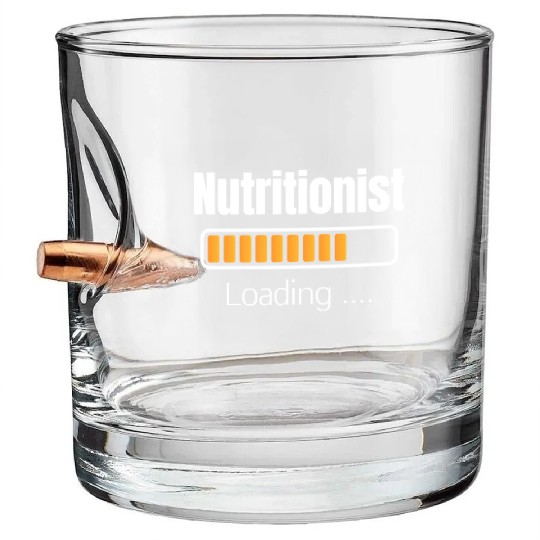 Nutritionist Loading Future Registered Medical Bullet Whiskey Glasses