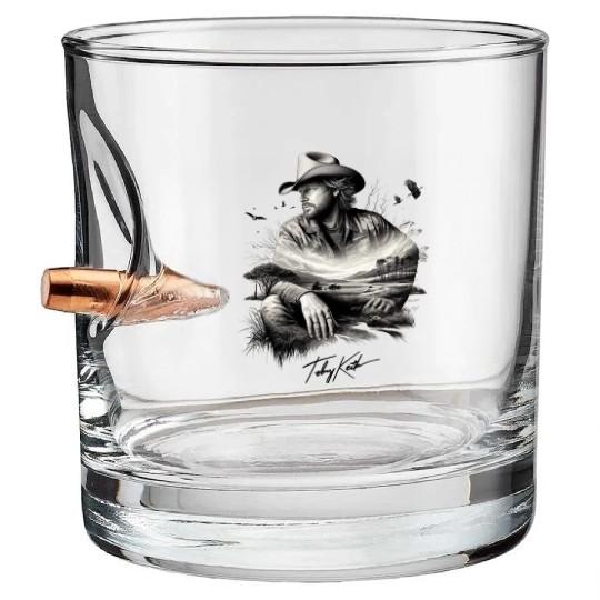 Toby Keith Bullet Whiskey Glasses