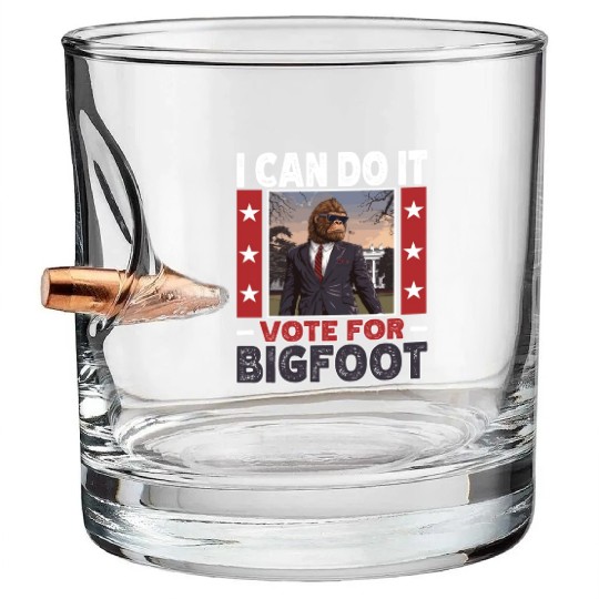 Presidential elections 2024 Bigfoot Bullet Whiskey Glasses