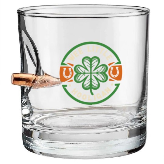 Lucky Hooligan Clover Bullet Whiskey Glasses