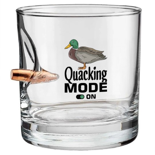 Mallard Duck Bullet Whiskey Glasses