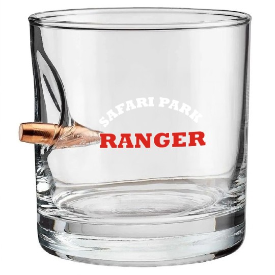 Safari Park Ranger Africa Wilderness Uniform Gift Bullet Whiskey Glasses
