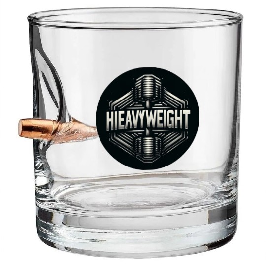 Bullet Whiskey Glasses graphic Heavyweight / Unisex Bullet Whiskey Glasses