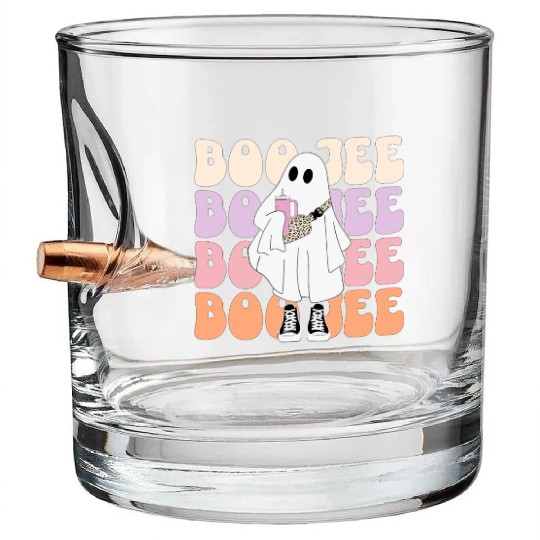 Boojee Halloween Ghost Bullet Whiskey Glasses