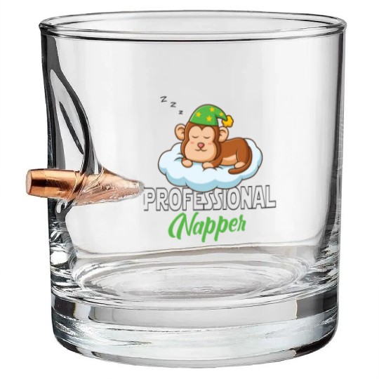 Professional Napper Affe Affenbaby Gorilla Bullet Whiskey Glasses