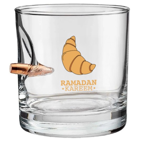 The crescent croissant is a sweet combination Bullet Whiskey Glasses