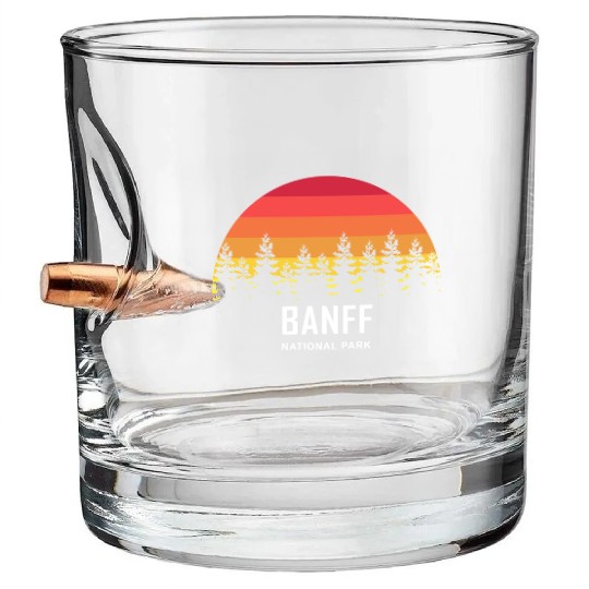 Banff National Park Bullet Whiskey Glasses