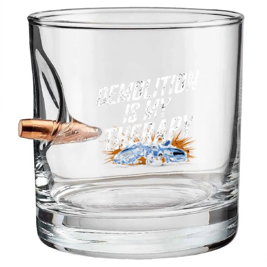 Demo Derby Demolition Derby Demolition Derby Lover Bullet Whiskey Glasses