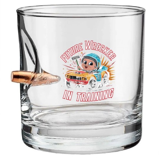 Demo Derby Demolition Derby Demolition Derby Lover Bullet Whiskey Glasses