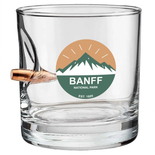 Banff National Park Bullet Whiskey Glasses