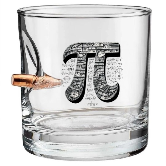 Pi Day Nerd Geek Love Math Pi Symbol Kids Men Bullet Whiskey Glasses