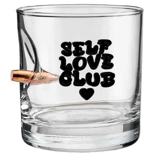 SELF LOVE CLUB Bullet Whiskey Glasses