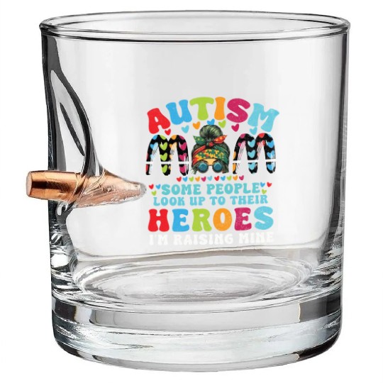 Embracing Neurodiversity: Autism Awareness Bullet Whiskey Glasses
