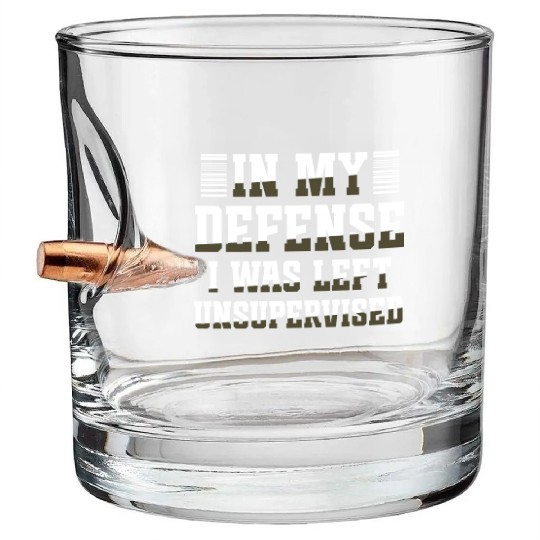 In my defense I was left unsupervised GIFT Cool Bullet Whiskey Glasses