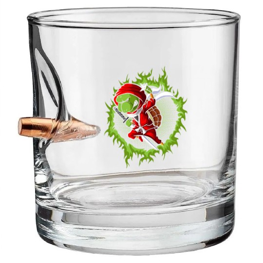 The Fighter Ninja Turtle Bullet Whiskey Glasses