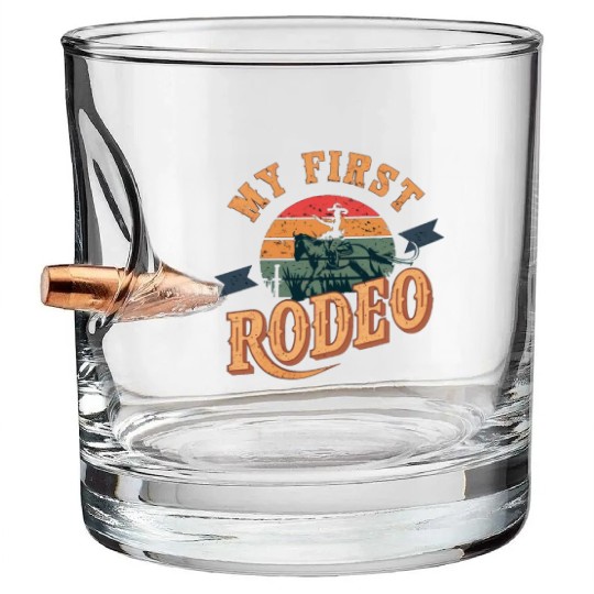 My First Rodeo Bullet Whiskey Glasses