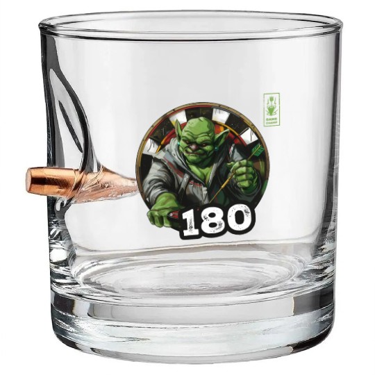 Darts 180 Green Game Champ Dart - Dart Team Bullet Whiskey Glasses