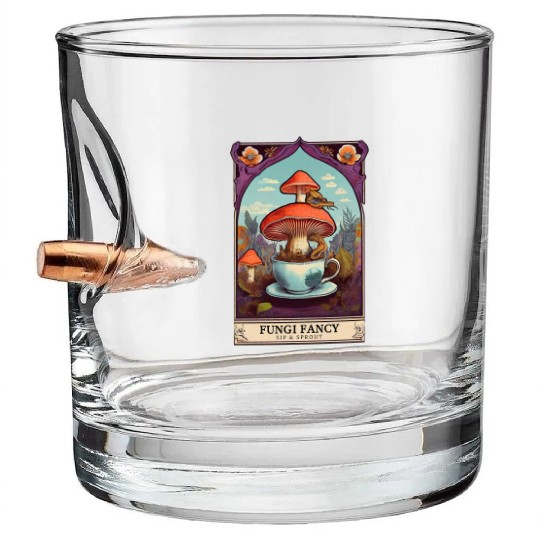 Fungi Fancy Tarot Bullet Whiskey Glasses