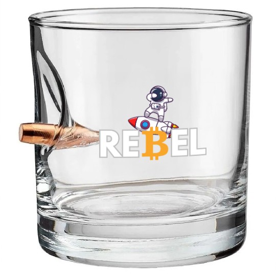 Bitcoin Enthusiasts Bullet Whiskey Glasses