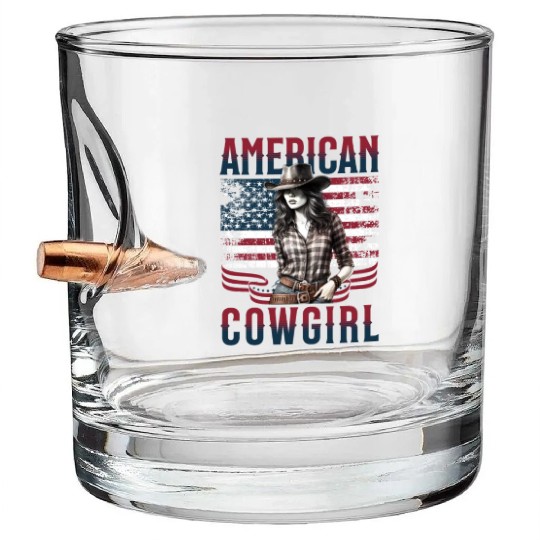 American Cowgirl Bullet Whiskey Glasses