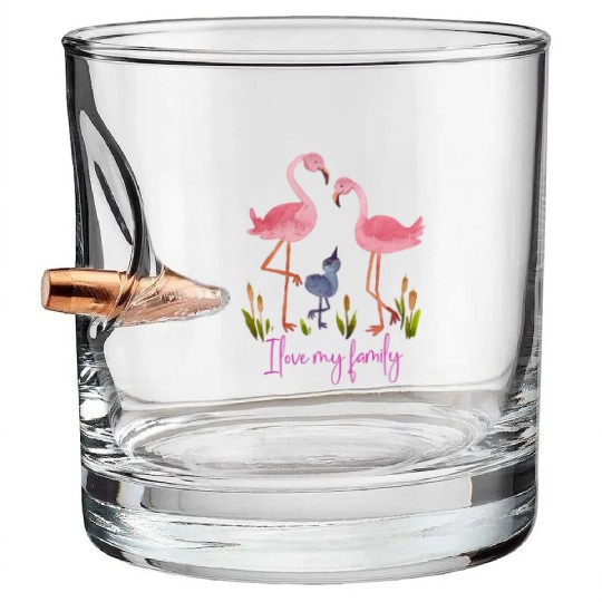 I LOVE MY FAMILY PRINTABLE Bullet Whiskey Glasses
