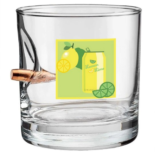 Lemon Lime Soda Bullet Whiskey Glasses