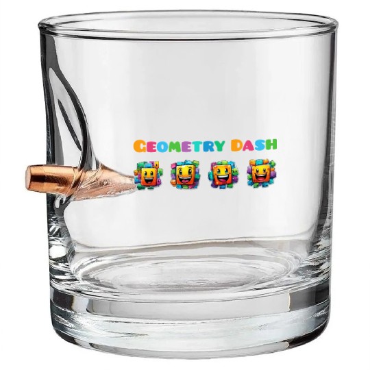Geometry dash Bullet Whiskey Glasses