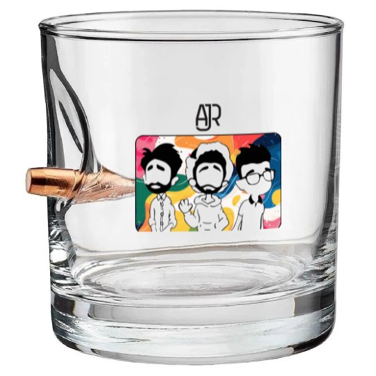 Ajr Band Men's Premium Bullet Whiskey Glasses