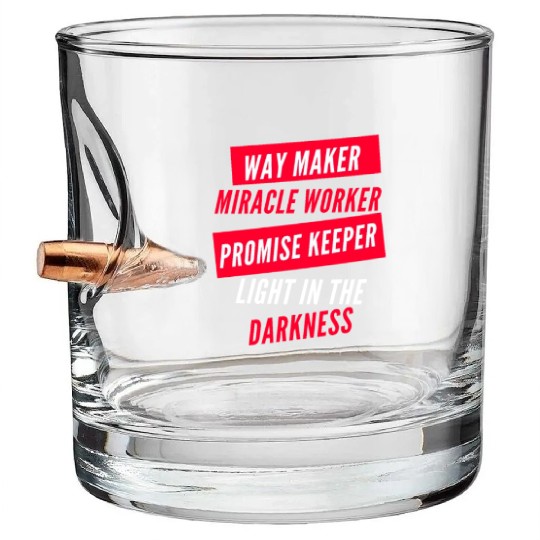 Way Maker Bullet Whiskey Glasses