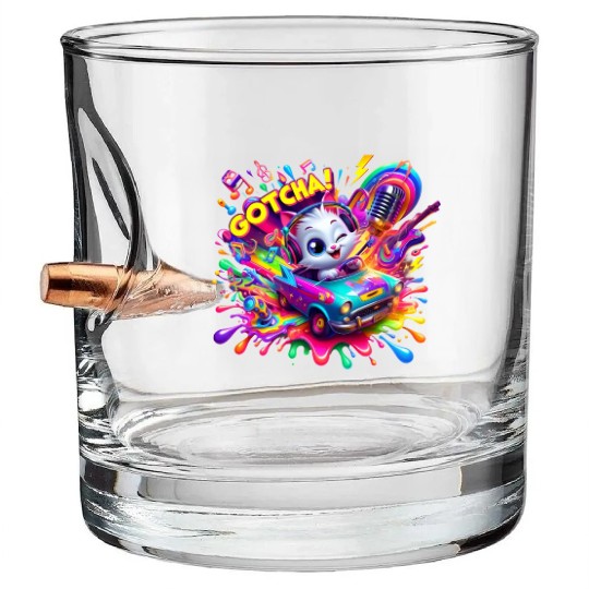 Galactic Vibes: Plosion of Splashes - GoTcha! Bullet Whiskey Glasses