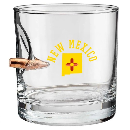 Embrace Your New Mexico Spirit with Patriotic Bullet Whiskey Glasses