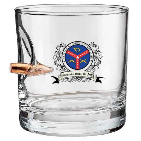 Orphan Brigade Kentucky US Civil War Bullet Whiskey Glasses