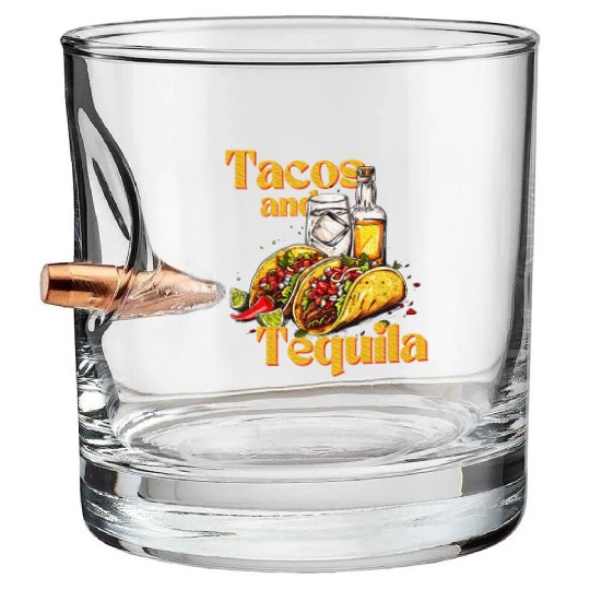 Tacos and Tequila Bride Squad My Final Fiesta Bullet Whiskey Glasses