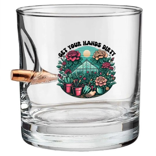 Greenhouse Gardener's Paradise Bullet Whiskey Glasses