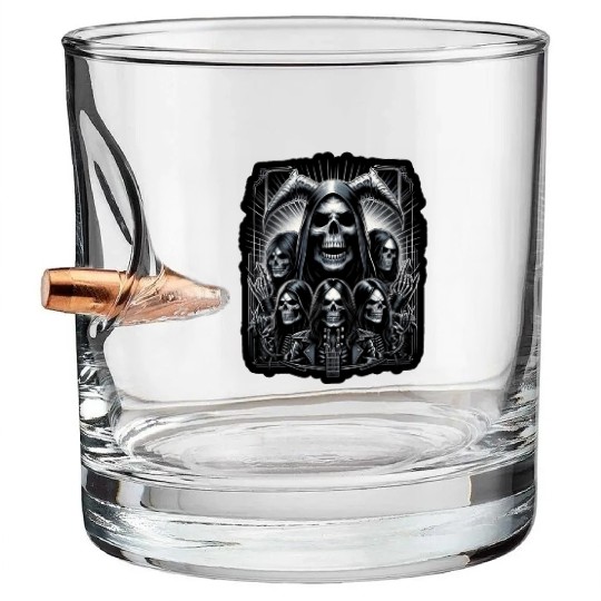 metal Bullet Whiskey Glasses