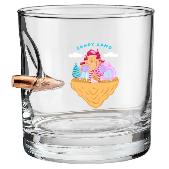 Cute Candy Land Bullet Whiskey Glasses
