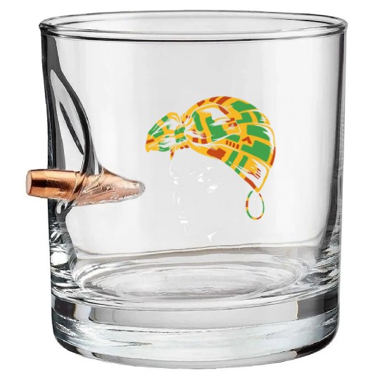 Dashiki African Tribal Ethnic Premium Bullet Whiskey Glasses