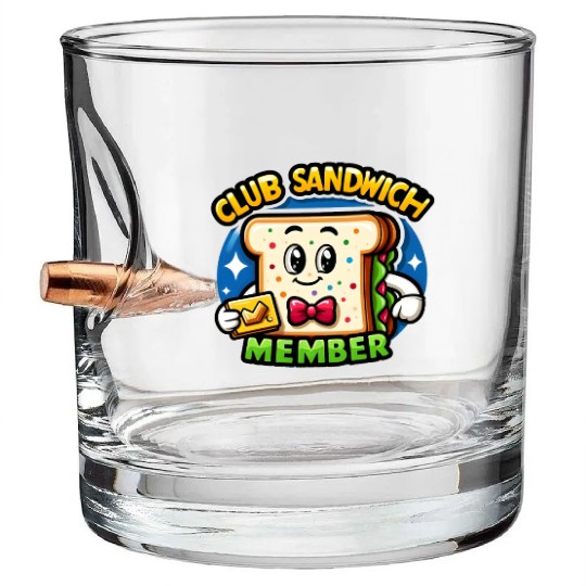 The Club Sandwich Member Bullet Whiskey Glasses
