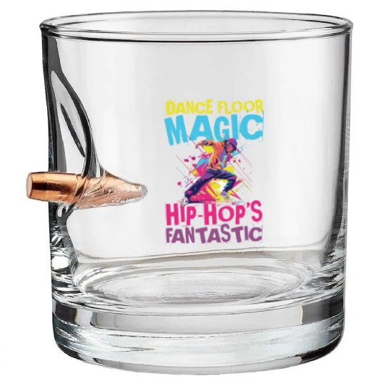 Dance Floor Magic Hip Hop's Fantastic Bullet Whiskey Glasses
