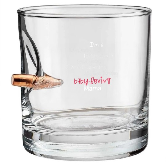 Im Werewolf Halloween Clothing Bullet Whiskey Glasses
