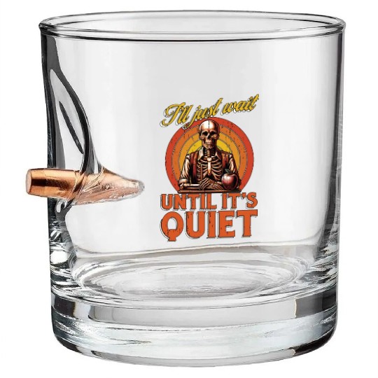 Literature Teacher I'll Just Wait Until Reading Bullet Whiskey Glasses