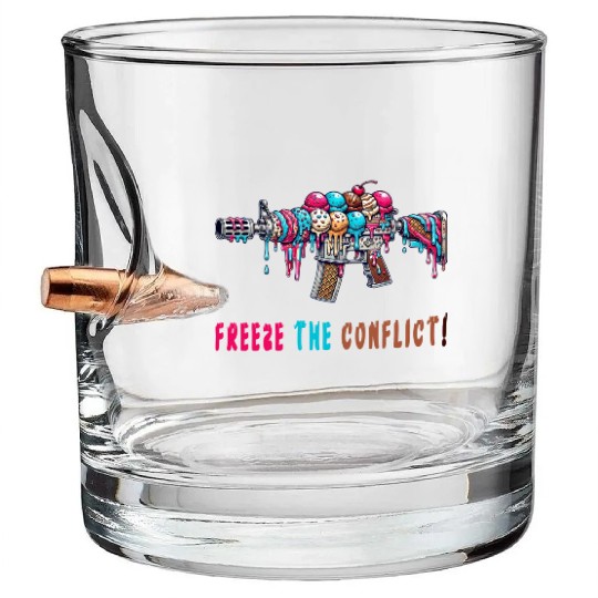 Conflict freeze ice cream Bullet Whiskey Glasses