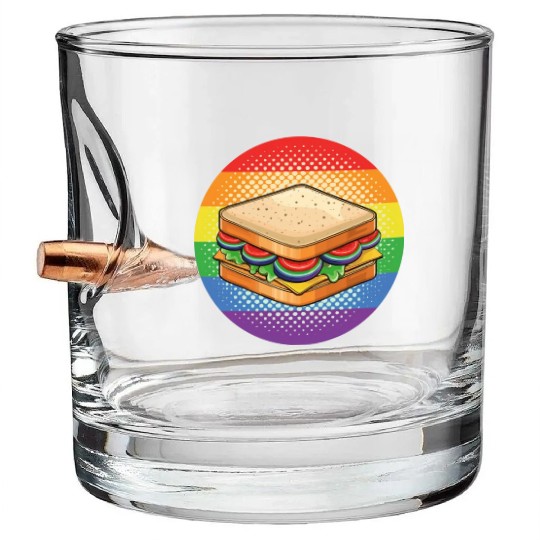 LGBTQ Sandwich Bullet Whiskey Glasses
