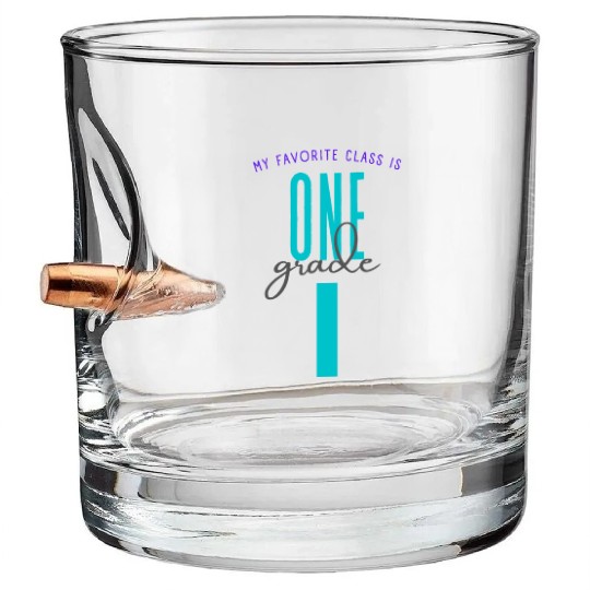 Teacher Back to School Bullet Whiskey Glasses