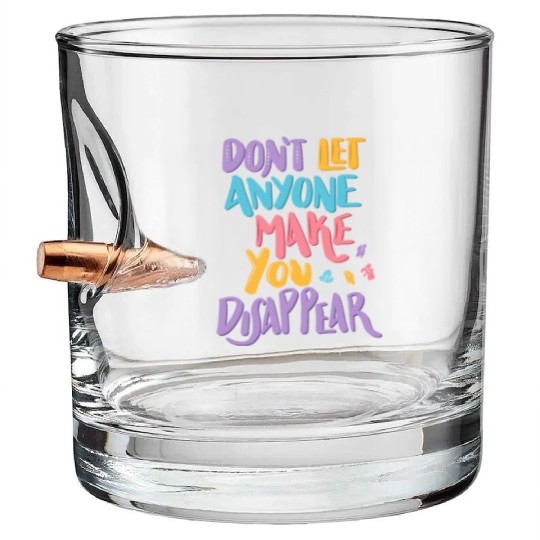 HEARTSTOPPER Quote Mr Ajayi Don t let anyone make Bullet Whiskey Glasses