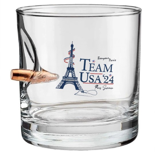 Summer Games 2024 Bullet Whiskey Glasses